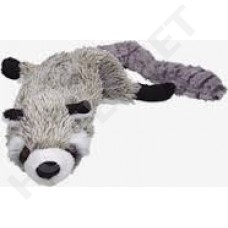 Skinneeez Raccoon - stuffing free dog toy
